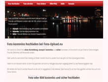 Tablet Screenshot of foto-upload.eu
